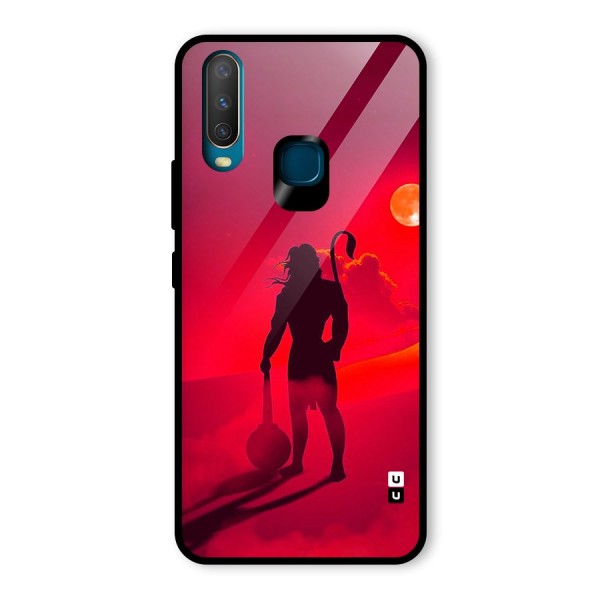 Bajrang Bali Glass Back Case for Vivo Y12