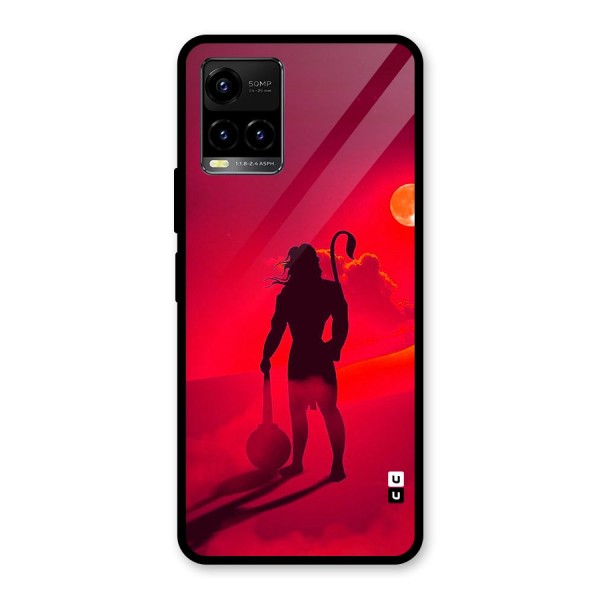 Bajrang Bali Glass Back Case for Vivo Y21A