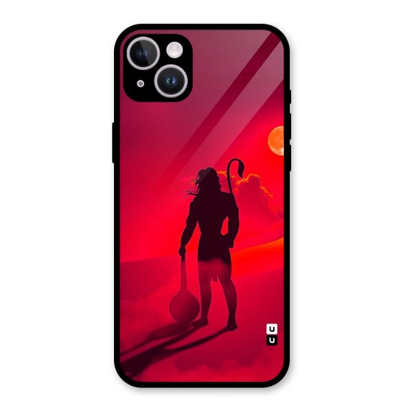 Bajrang Bali Glass Back Case for iPhone 14 Plus