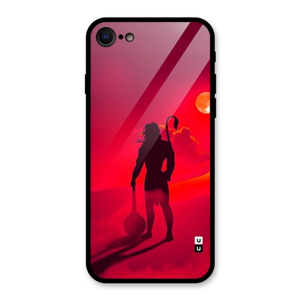 Bajrang Bali Glass Back Case for iPhone 8