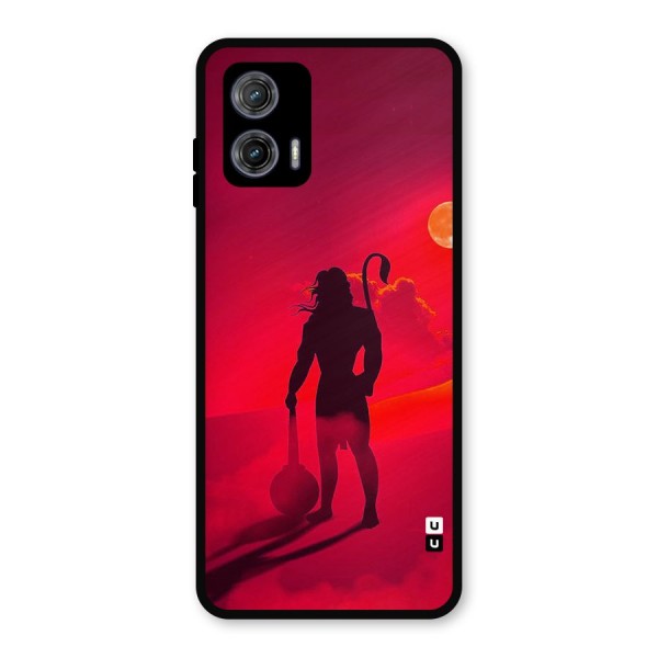 Bajrang Bali Metal Back Case for Moto G73