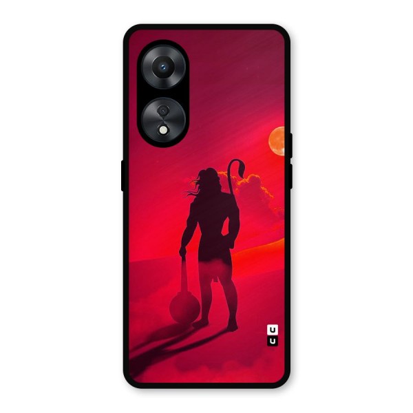 Bajrang Bali Metal Back Case for Oppo A78