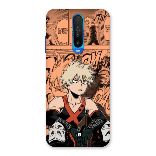 Bakugo Anime Manga Back Case for Poco X2