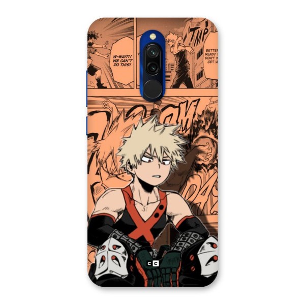 Bakugo Anime Manga Back Case for Redmi 8