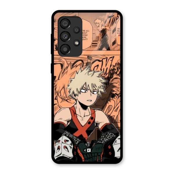 Bakugo Anime Manga Glass Back Case for Galaxy A33 5G