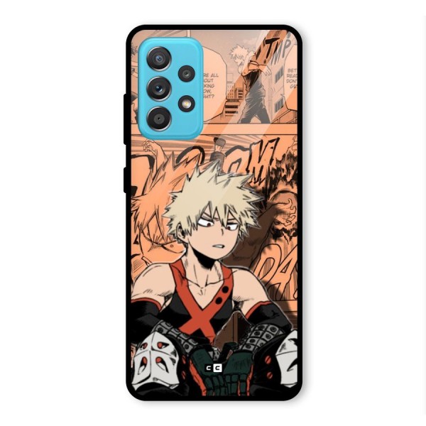 Bakugo Anime Manga Glass Back Case for Galaxy A52