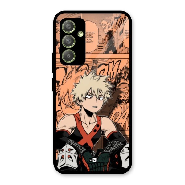 Bakugo Anime Manga Glass Back Case for Galaxy A54