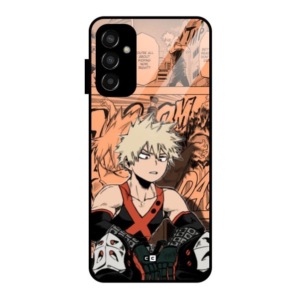 Bakugo Anime Manga Glass Back Case for Galaxy F13