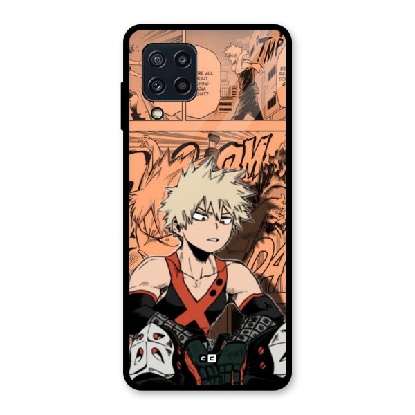 Bakugo Anime Manga Glass Back Case for Galaxy M32