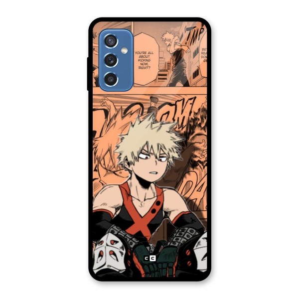 Bakugo Anime Manga Glass Back Case for Galaxy M52 5G