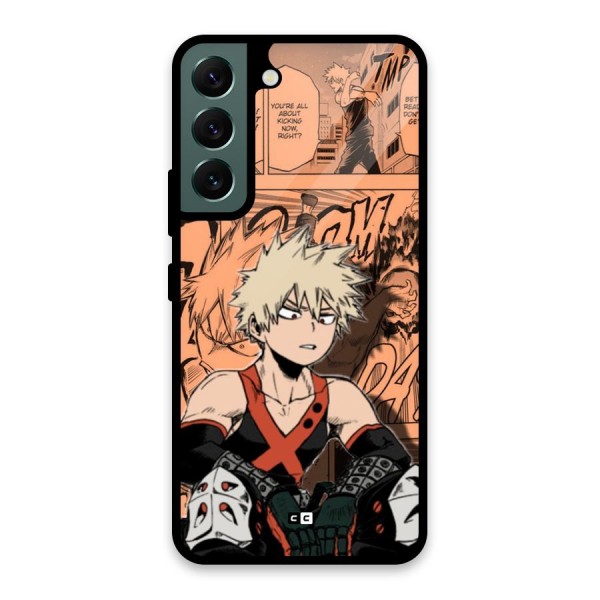 Bakugo Anime Manga Glass Back Case for Galaxy S22 5G