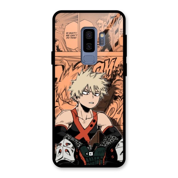 Bakugo Anime Manga Glass Back Case for Galaxy S9 Plus