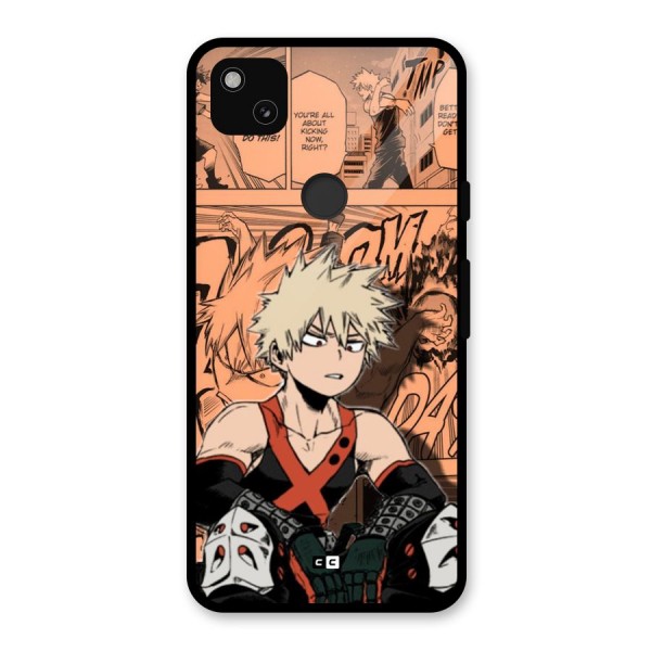 Bakugo Anime Manga Glass Back Case for Google Pixel 4a