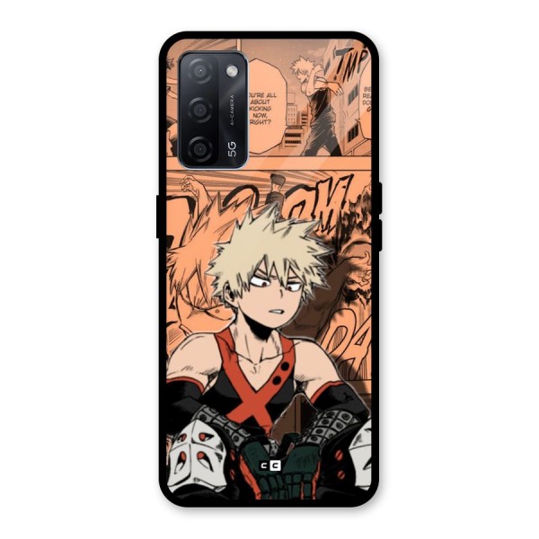 Bakugo Anime Manga Glass Back Case for Oppo A53s 5G