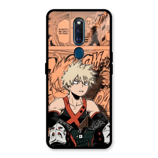 Bakugo Anime Manga Glass Back Case for Oppo F11 Pro