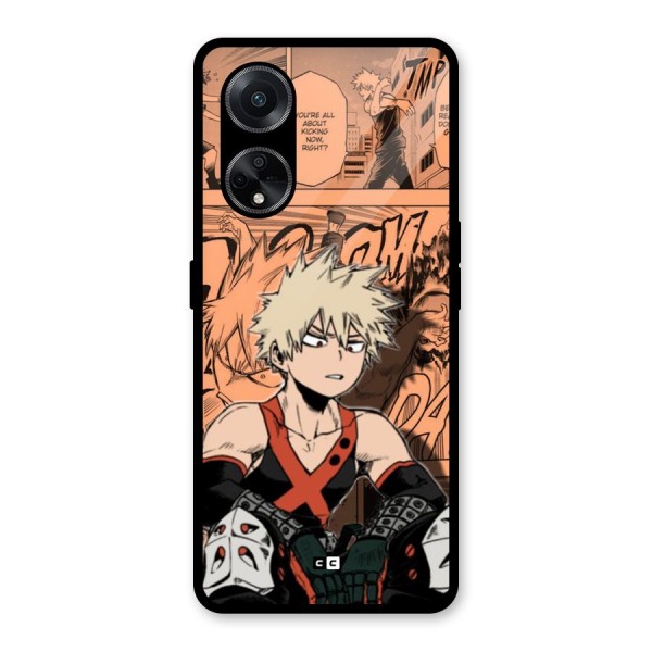 Bakugo Anime Manga Glass Back Case for Oppo F23