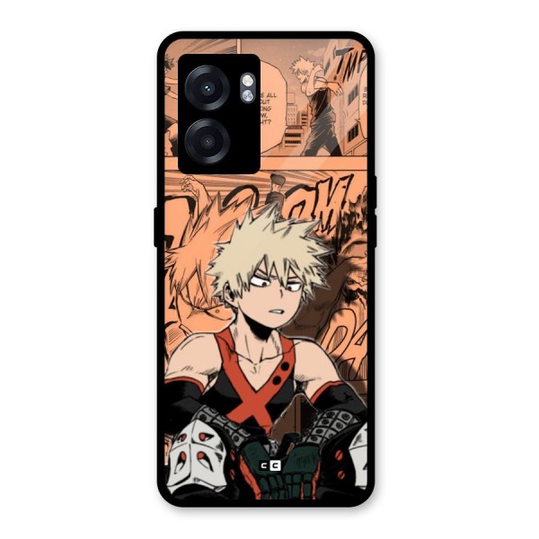 Bakugo Anime Manga Glass Back Case for Oppo K10 (5G)