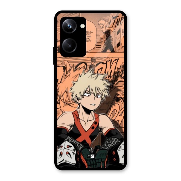 Bakugo Anime Manga Glass Back Case for Realme 10 Pro