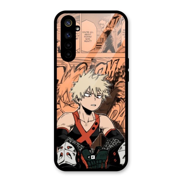 Bakugo Anime Manga Glass Back Case for Realme 6