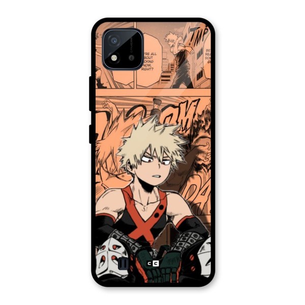 Bakugo Anime Manga Glass Back Case for Realme C11 2021