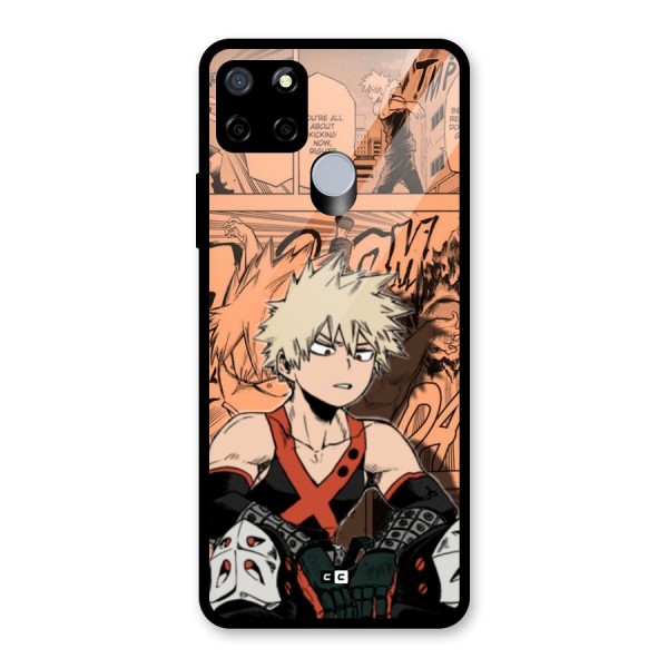 Bakugo Anime Manga Glass Back Case for Realme C12