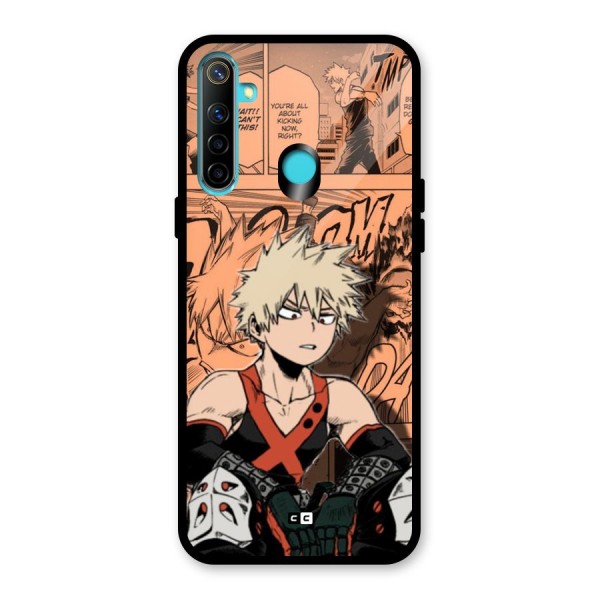 Bakugo Anime Manga Glass Back Case for Realme Narzo 10