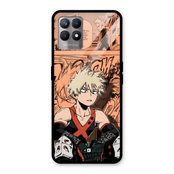 Bakugo Anime Manga Glass Back Case for Realme Narzo 50