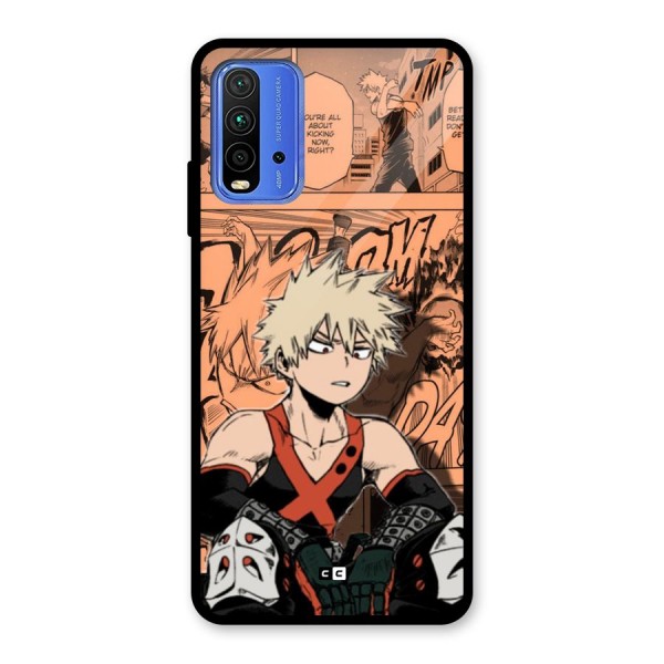 Bakugo Anime Manga Glass Back Case for Redmi 9 Power