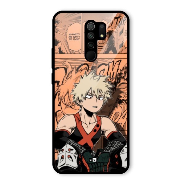 Bakugo Anime Manga Glass Back Case for Redmi 9 Prime