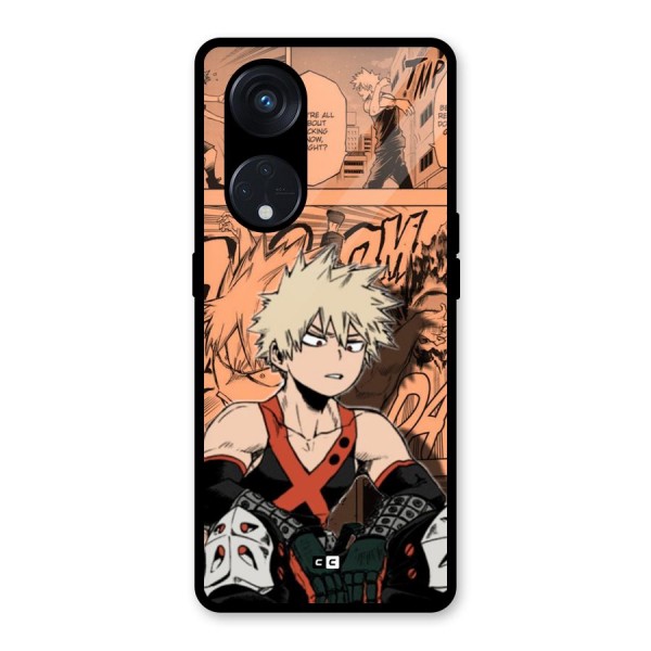 Bakugo Anime Manga Glass Back Case for Reno8 T 5G