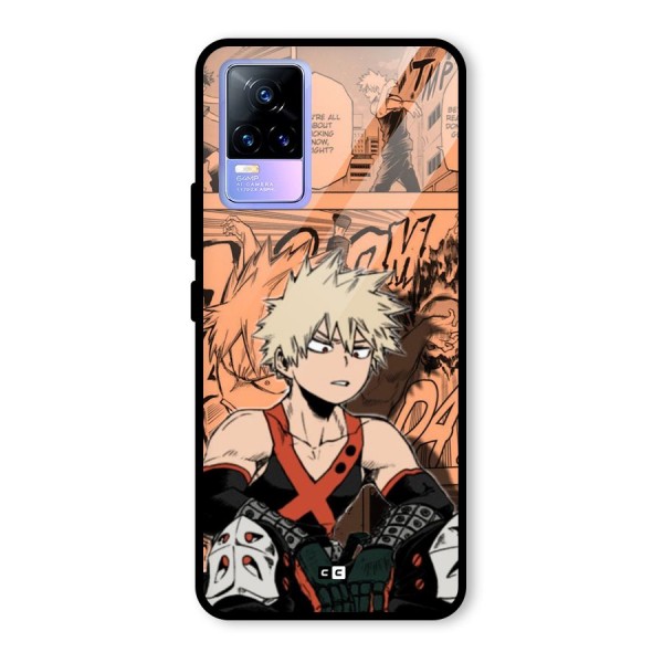 Bakugo Anime Manga Glass Back Case for Vivo Y73