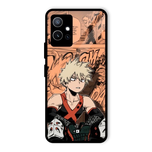 Bakugo Anime Manga Glass Back Case for Vivo iQOO Z6