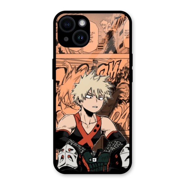 Bakugo Anime Manga Glass Back Case for iPhone 14