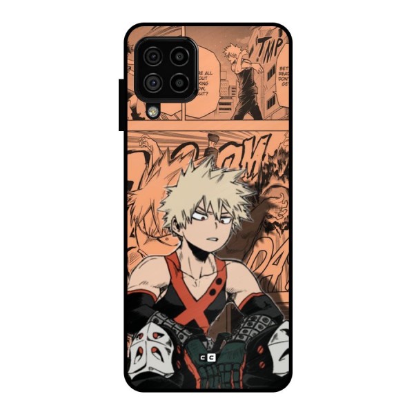 Bakugo Anime Manga Metal Back Case for Galaxy A22 4G