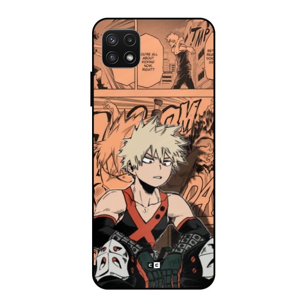 Bakugo Anime Manga Metal Back Case for Galaxy A22 5G