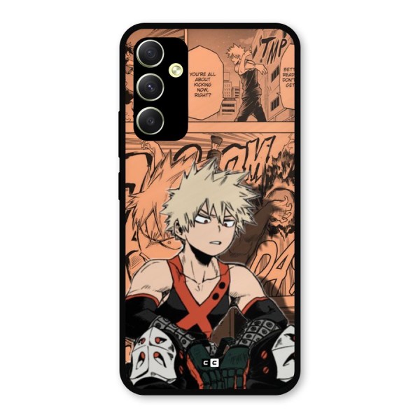 Bakugo Anime Manga Metal Back Case for Galaxy A34