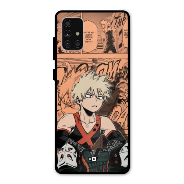 Bakugo Anime Manga Metal Back Case for Galaxy A71