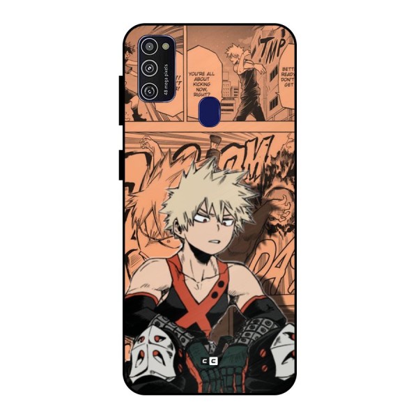 Bakugo Anime Manga Metal Back Case for Galaxy M21