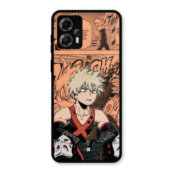 Bakugo Anime Manga Metal Back Case for Moto G13