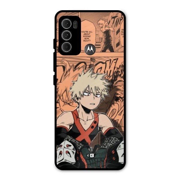 Bakugo Anime Manga Metal Back Case for Moto G60