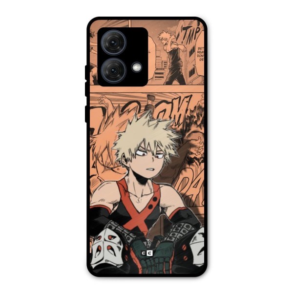 Bakugo Anime Manga Metal Back Case for Moto G84