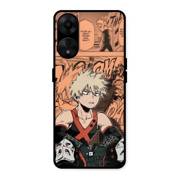 Bakugo Anime Manga Metal Back Case for Oppo A78 5G