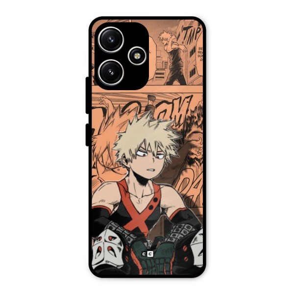 Bakugo Anime Manga Metal Back Case for Poco M6 Pro