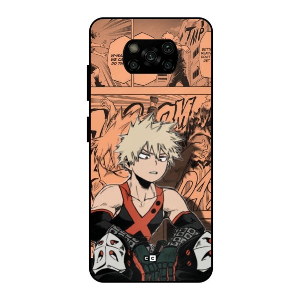 Bakugo Anime Manga Metal Back Case for Poco X3