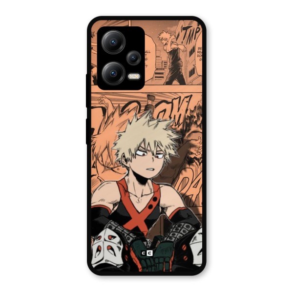 Bakugo Anime Manga Metal Back Case for Poco X5