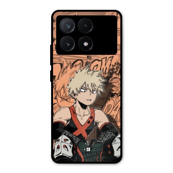 Bakugo Anime Manga Metal Back Case for Poco X6 Pro