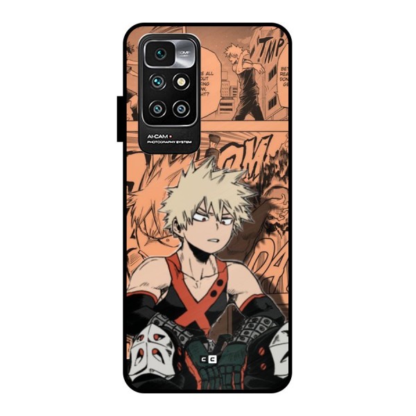 Bakugo Anime Manga Metal Back Case for Redmi 10 Prime