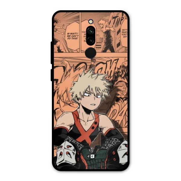 Bakugo Anime Manga Metal Back Case for Redmi 8