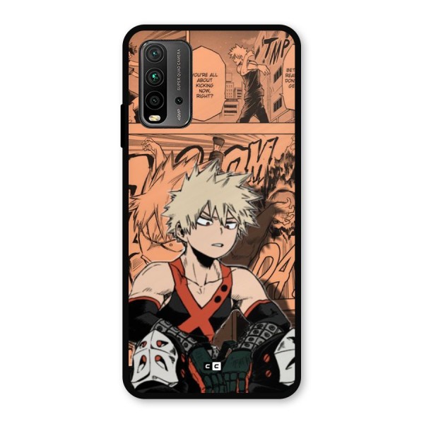 Bakugo Anime Manga Metal Back Case for Redmi 9 Power