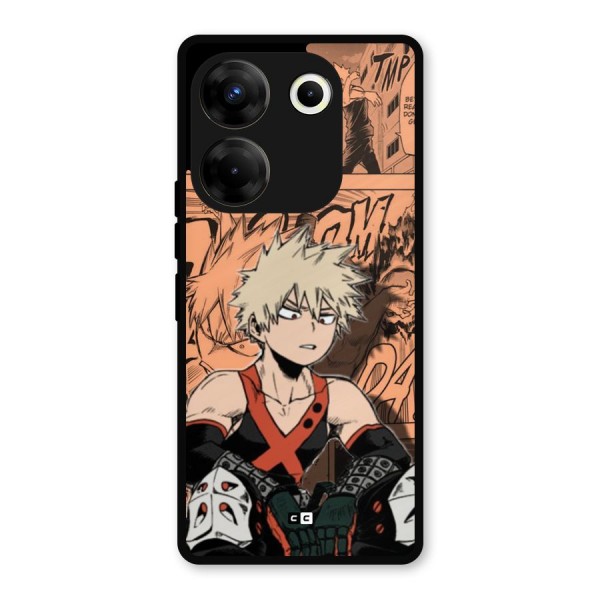 Bakugo Anime Manga Metal Back Case for Tecno Camon 20